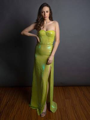 Neon gown 1