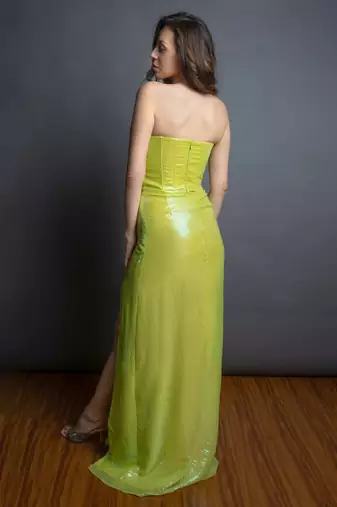 Neon gown