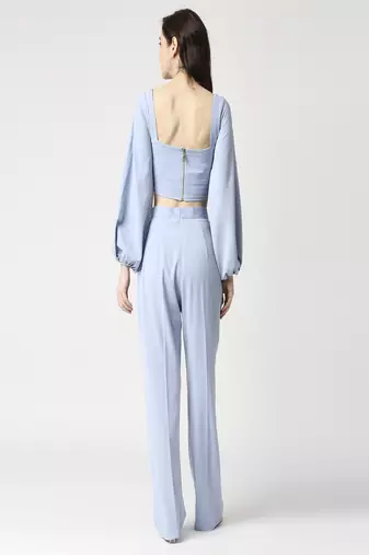 Bishop sleeve cordset- crop top and pant