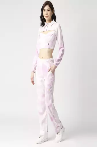 Tie dye cord-set- crop top and pant