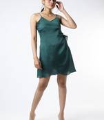 Teal blue singlet dress