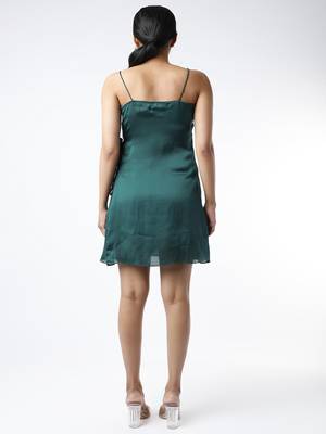 Teal blue singlet dress 2