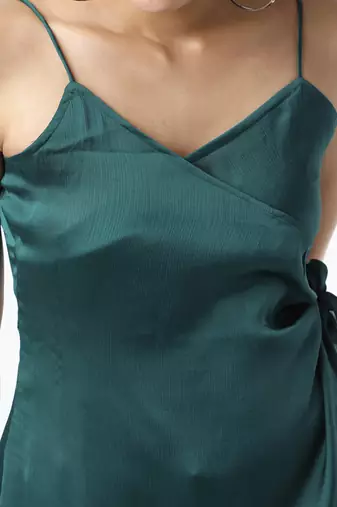 Teal blue singlet dress