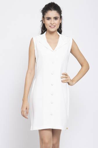 White short dress
