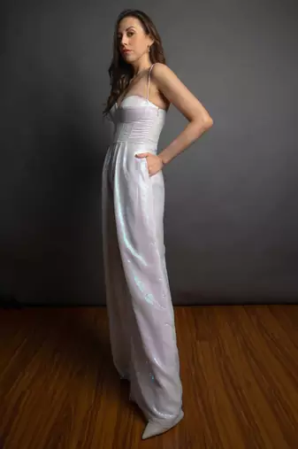 White jumpsuit
