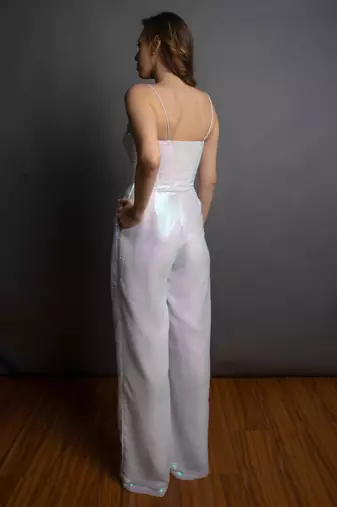 White jumpsuit