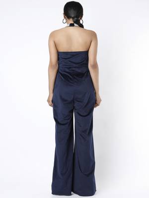 Velvet embellished jumpsuit 3