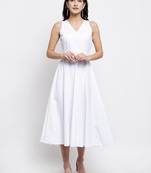 V neck with back tie up