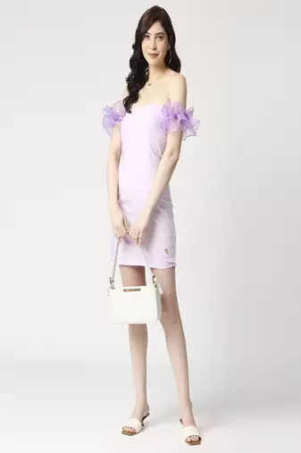 Bodycon with ruffles