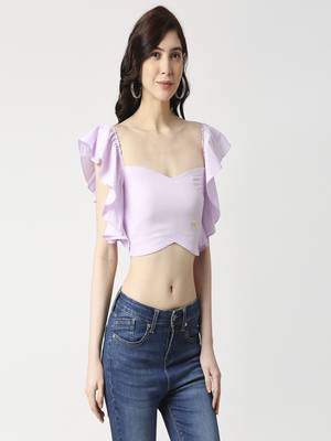Ruffle crop top 1