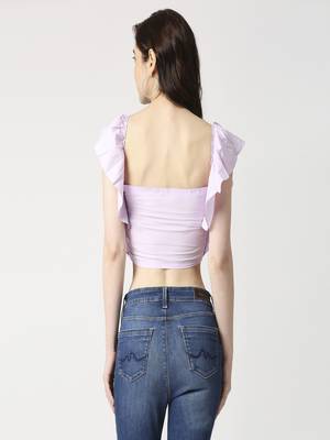Ruffle crop top 2