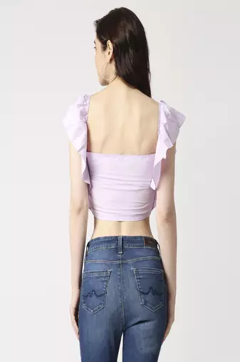 Ruffle crop top