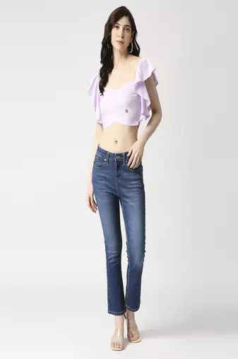 Ruffle crop top