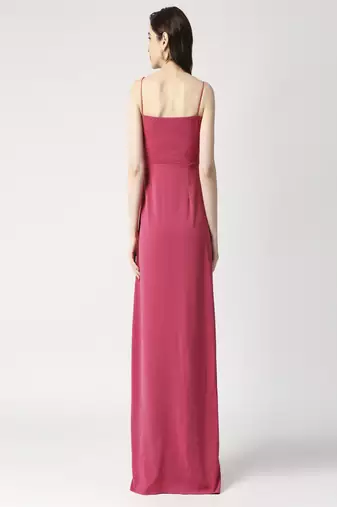 Anckle length dress with slit