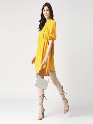 Asymetric gathered dress 2
