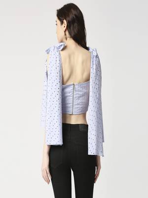 Hakoba corset with shoulder tie-up 4