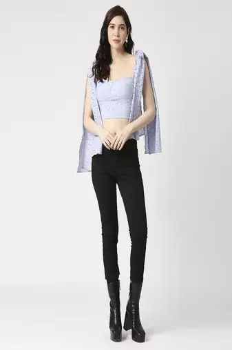 Hakoba corset with shoulder tie-up