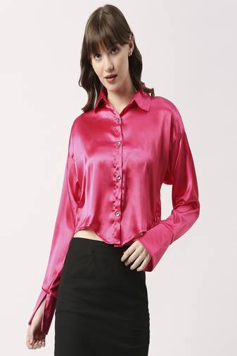 Hot pink shirt