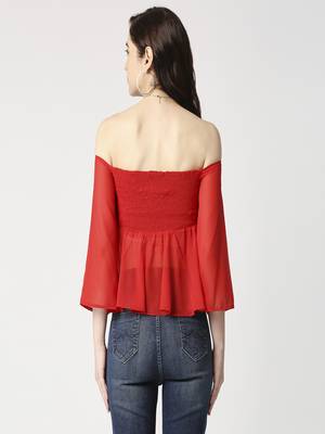 Smoked peplum top 4