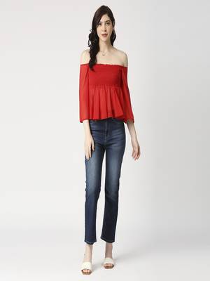 Smoked peplum top 5