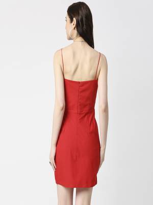 Red bodycon dress 5