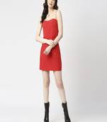Red bodycon dress