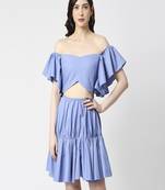 Front waist cut dress