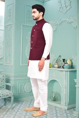 Nehru jacket & kurta set 4