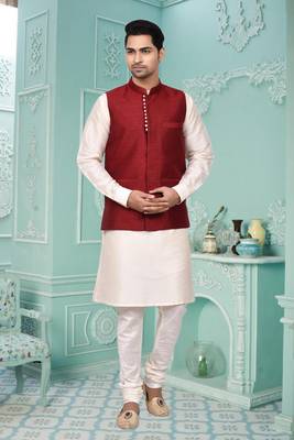 Nehru jacket & kurta set 3