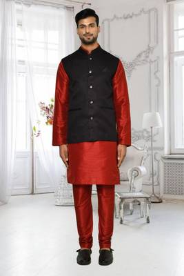 Nehru jacket & kurta set 1