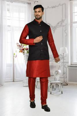 Nehru jacket & kurta set 3