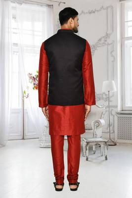 Nehru jacket & kurta set 4