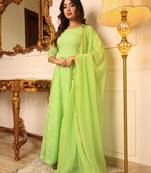 Women's pista floral embroidered maxi dress