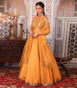 Musturd Anarkali set