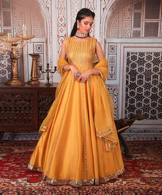 Musturd Anarkali set 7