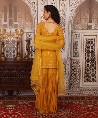 musturd sharara set 4