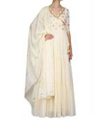 Off White  Anarkali Set