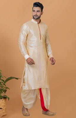 READYMADE MEN'S KURTA WITH DHOTI 2