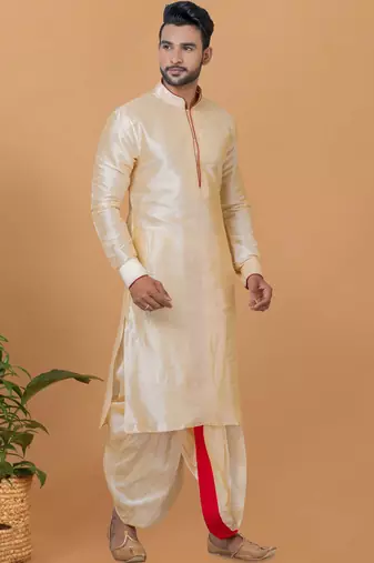 READYMADE MEN'S KURTA WITH DHOTI