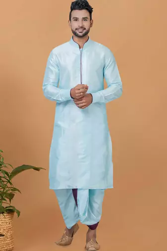 READYMADE MEN'S KURTA WITH DHOTI