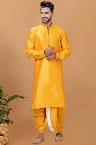 READYMADE MEN'S KURTA WITH DHOTI