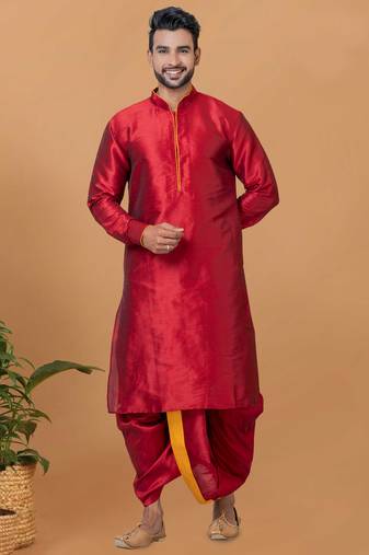 READYMADE MEN'S KURTA WITH DHOTI