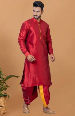 READYMADE MEN'S KURTA WITH DHOTI 2