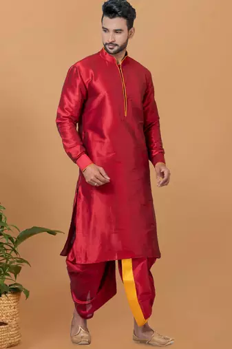 READYMADE MEN'S KURTA WITH DHOTI