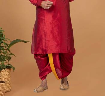 READYMADE MEN'S KURTA WITH DHOTI 4