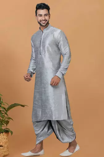 READYMADE MEN'S KURTA WITH DHOTI
