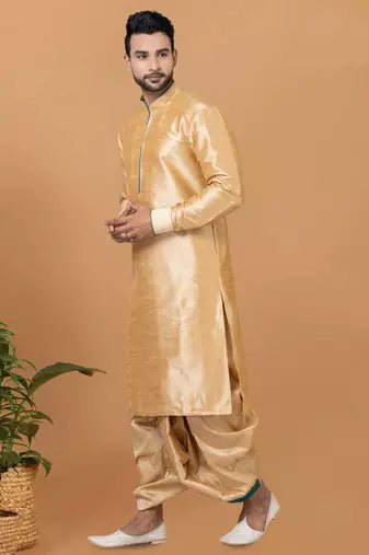 READYMADE MEN'S KURTA WITH DHOTI