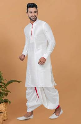 READYMADE MEN'S KURTA WITH DHOTI 3