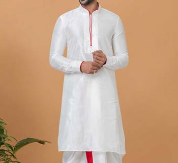 READYMADE MEN'S KURTA WITH DHOTI 4
