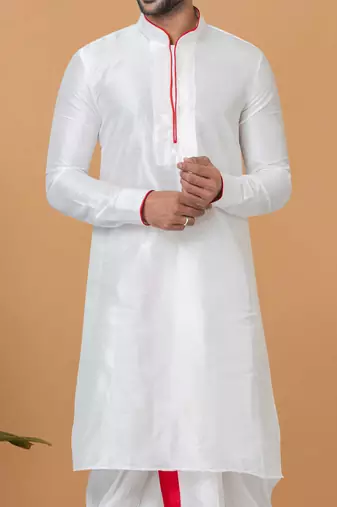 READYMADE MEN'S KURTA WITH DHOTI